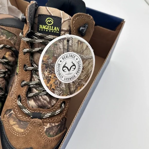 NEW Magellan RealTree Waterproof Hiking Boots Youth Run N Gun II Size 6 Orig $49 - Picture 3 of 7